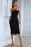 Lovefery Savina One Shoulder Midi Bandage Dress