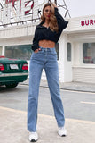 lovefery High Waist Slit Jeans