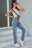 lovefery Vintage Ripped High-Waisted Jeans