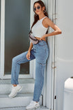 lovefery Vintage Ripped High-Waisted Jeans