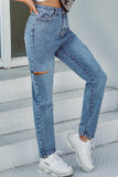 lovefery Vintage Ripped High-Waisted Jeans