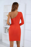 Lovefery One Shoulder Cut Out Dress