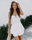 Lovefery Your One + Only Strapless Romper - White