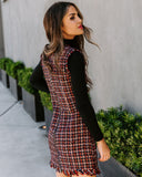 Lovefery Words Of Wisdom Tweed Mini Dress