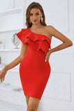 Lovefery Luluna Ruffle One Shoulder Dress