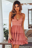 lovefery Sleeveless Lace Halter Dress