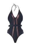 lovefery Mesh Halter One Piece Monokini