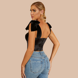 Lovefery Montana Velvet Crop Top