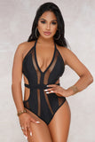 lovefery Mesh Halter One Piece Monokini