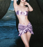 Lovefery Rain Dance 3-Piece Satin Swimsuit Set