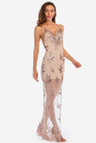 Lovefery Backless Sequin Party Maxi Dress