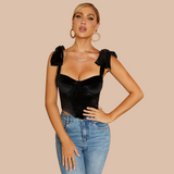 Lovefery Montana Velvet Crop Top