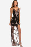 Lovefery Backless Sequin Party Maxi Dress