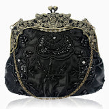 Lovefery Victorian Embroidered Handbag Purse