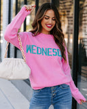 Lovefery Wednesday Wearing Pink Knit Sweater