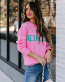 Lovefery Wednesday Wearing Pink Knit Sweater