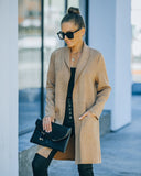 Vancouver Pocketed Coat - Tan