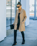 Vancouver Pocketed Coat - Tan