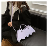 Lovefery Spiderweb Bat Handbag Purse