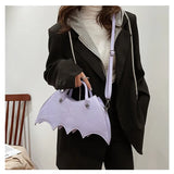 Lovefery Spiderweb Bat Handbag Purse