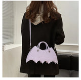 Lovefery Spiderweb Bat Handbag Purse