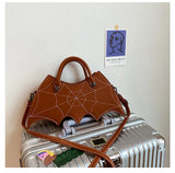 Lovefery Spiderweb Bat Handbag Purse