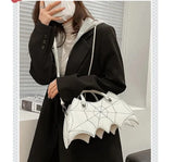 Lovefery Spiderweb Bat Handbag Purse