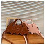 Lovefery Spiderweb Bat Handbag Purse