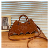 Lovefery Spiderweb Bat Handbag Purse