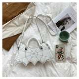 Lovefery Spiderweb Bat Handbag Purse