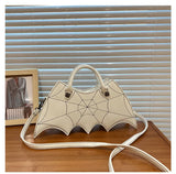 Lovefery Spiderweb Bat Handbag Purse