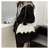 Lovefery Spiderweb Bat Handbag Purse