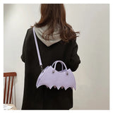 Lovefery Spiderweb Bat Handbag Purse