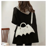 Lovefery Spiderweb Bat Handbag Purse