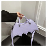 Lovefery Spiderweb Bat Handbag Purse