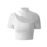 Lovefery Sylvie Cut Out Knit Crop Top