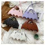 Lovefery Spiderweb Bat Handbag Purse