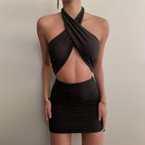 lovefery Linda Cut Out Halter Dress