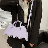 Lovefery Spiderweb Bat Handbag Purse