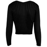 Lorna Chain Detail Open Front Knitted Long Sleeve Top