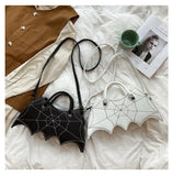 Lovefery Spiderweb Bat Handbag Purse