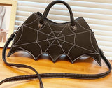 Lovefery Spiderweb Bat Handbag Purse