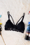 Lovefery Black Strappy Lace Bralette