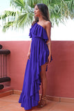 Lovefery One Shoulder Chiffon Dress