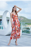 Lovefery Take Me To Paradise Printed Maxi Dress - Salmon