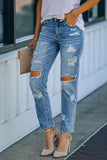 lovefery Live For This Medium Wash Distressed Jeans