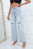 lovefery Ripped mid-rise baggy jeans