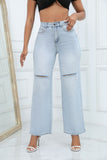 lovefery Ripped mid-rise baggy jeans