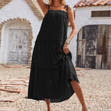 Lovefery Young Love Ruffle Maxi Dress - Black