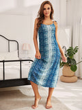 lovefery Tie Dye Halter Home Gown